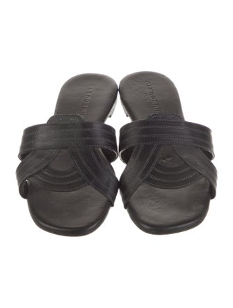 Robert Clergerie Leather Slides