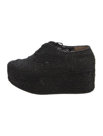 Robert Clergerie Straw Oxfords