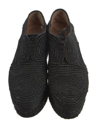 Robert Clergerie Straw Oxfords
