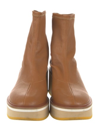 Robert Clergerie Leather Sock Boots