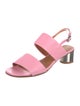 Robert Clergerie Leather Slingback Sandals