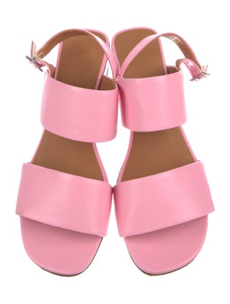 Robert Clergerie Leather Slingback Sandals