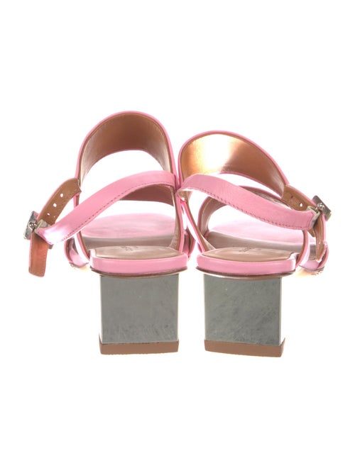 Robert Clergerie Leather Slingback Sandals