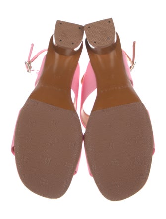 Robert Clergerie Leather Slingback Sandals