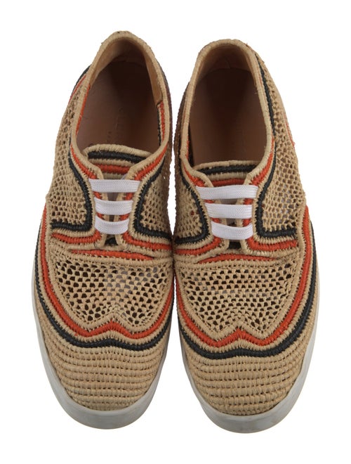 Robert Clergerie Straw Printed Oxfords