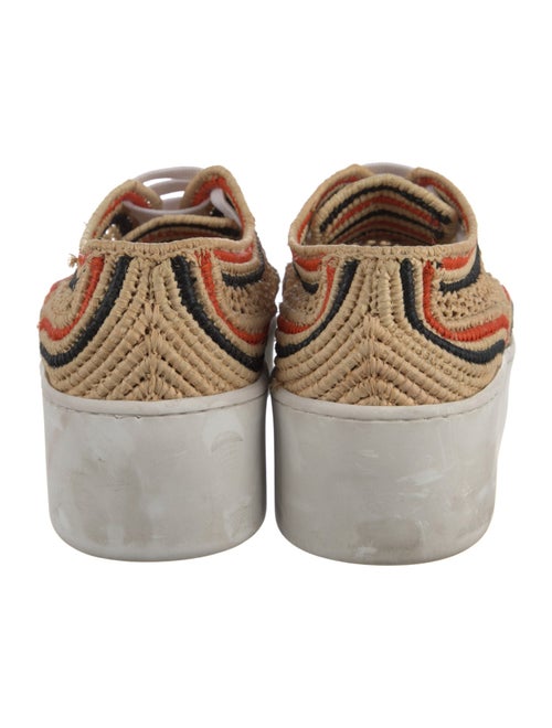 Robert Clergerie Straw Printed Oxfords