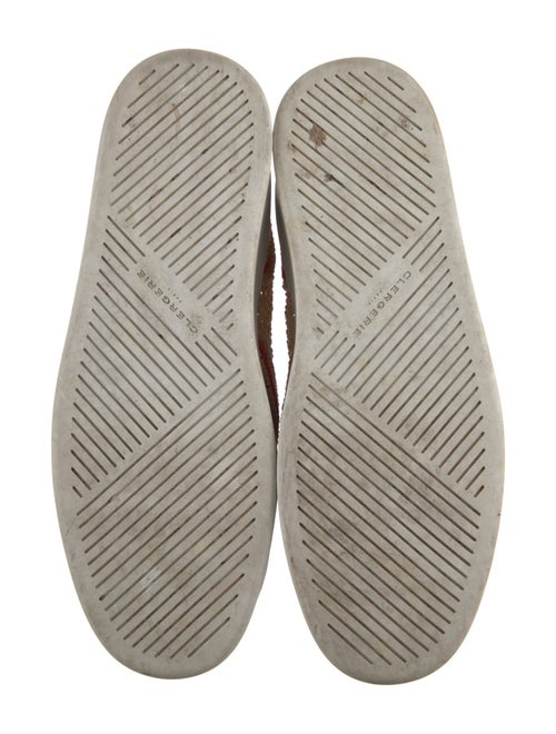 Robert Clergerie Straw Printed Oxfords