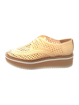 Robert Clergerie Raffia Oxfords