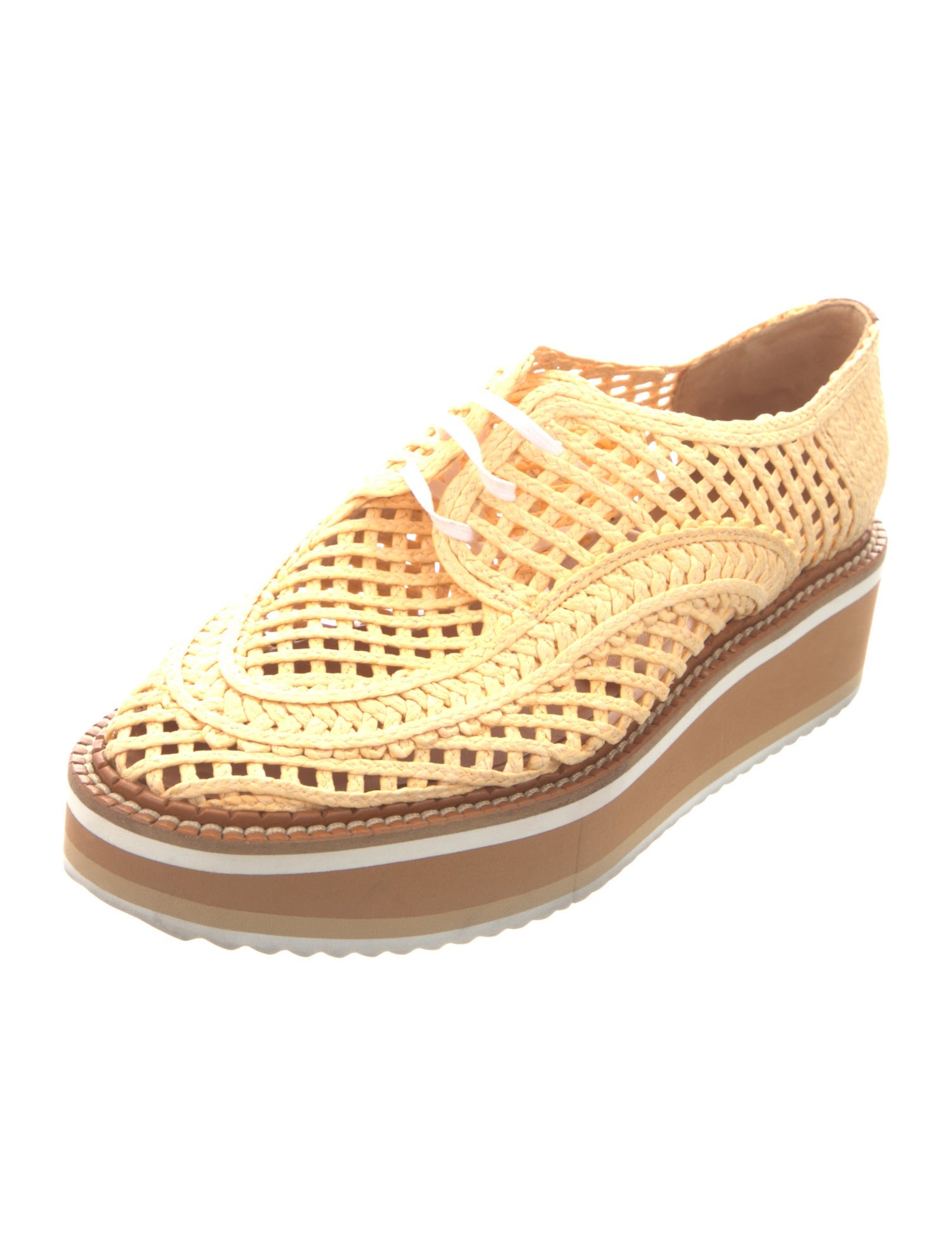 Robert Clergerie Raffia Oxfords