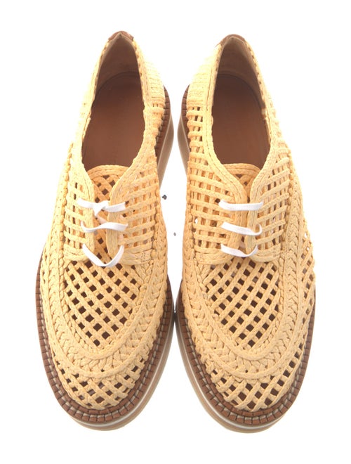 Robert Clergerie Raffia Oxfords