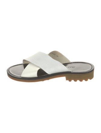 Robert Clergerie Leather Slides
