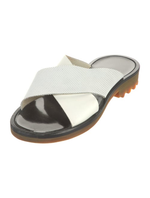 Robert Clergerie Leather Slides