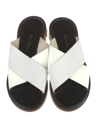 Robert Clergerie Leather Slides