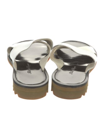 Robert Clergerie Leather Slides