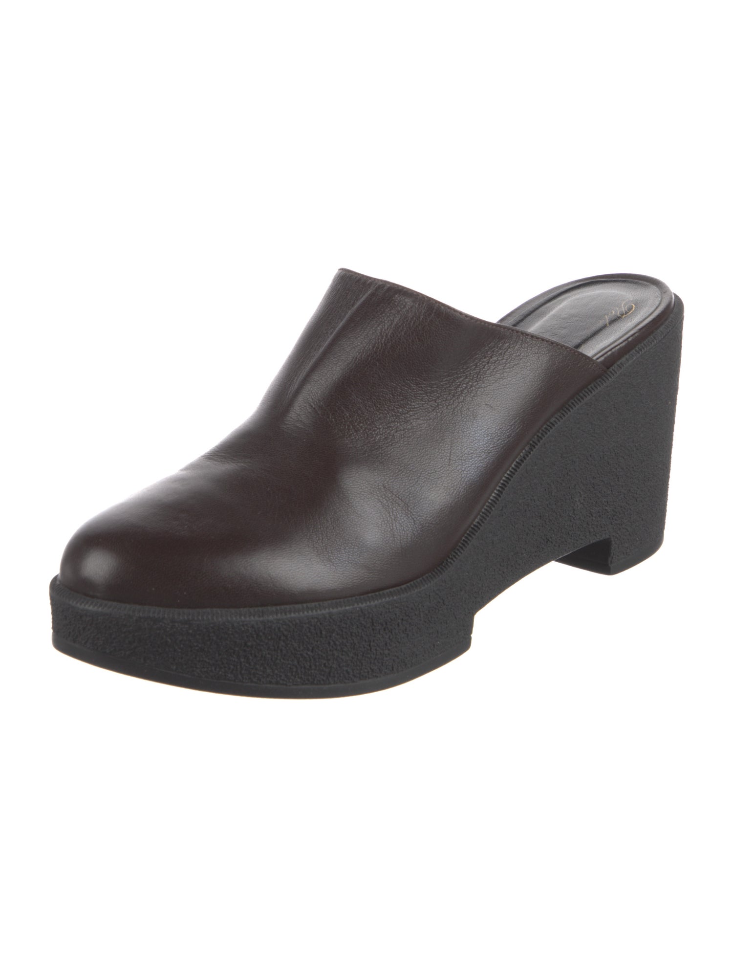 Robert Clergerie Leather Mules