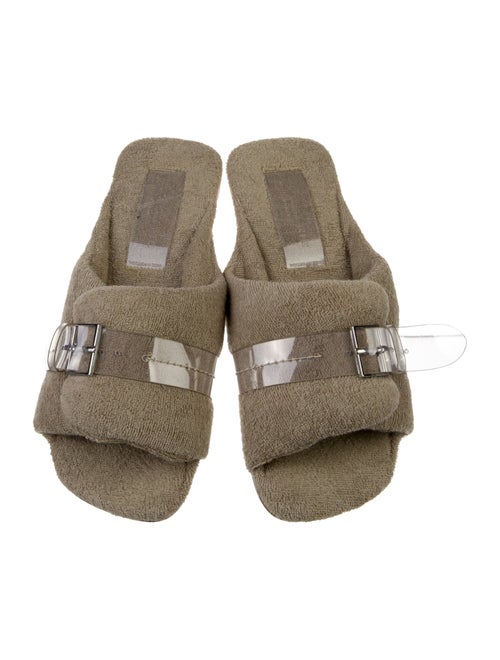 Robert Clergerie terry cloth flat sandals