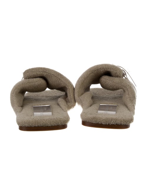 Robert Clergerie terry cloth flat sandals