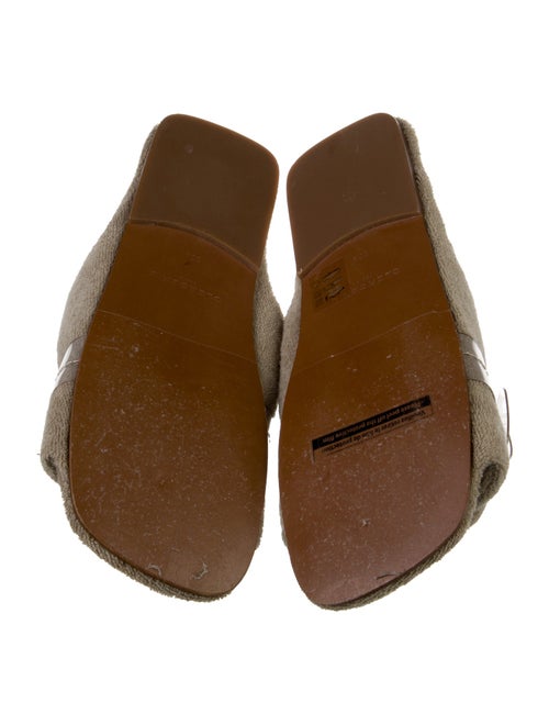 Robert Clergerie terry cloth flat sandals