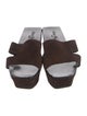 Robert Clergerie Suede Slides