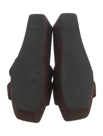 Robert Clergerie Suede Slides