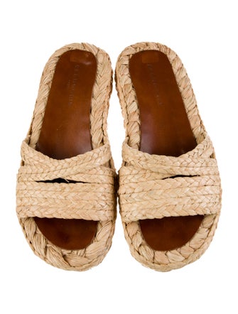 Robert Clergerie Straw Espadrilles