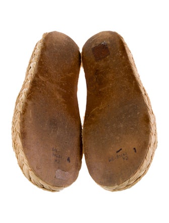 Robert Clergerie Straw Espadrilles