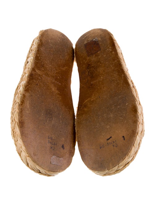 Robert Clergerie Straw Espadrilles