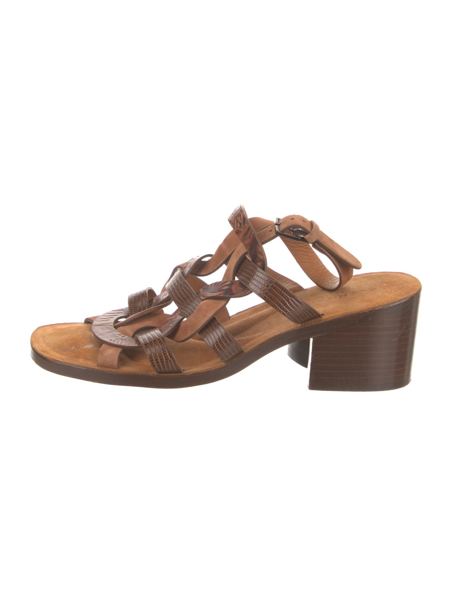 Robert Clergerie Leather Gladiator Sandals