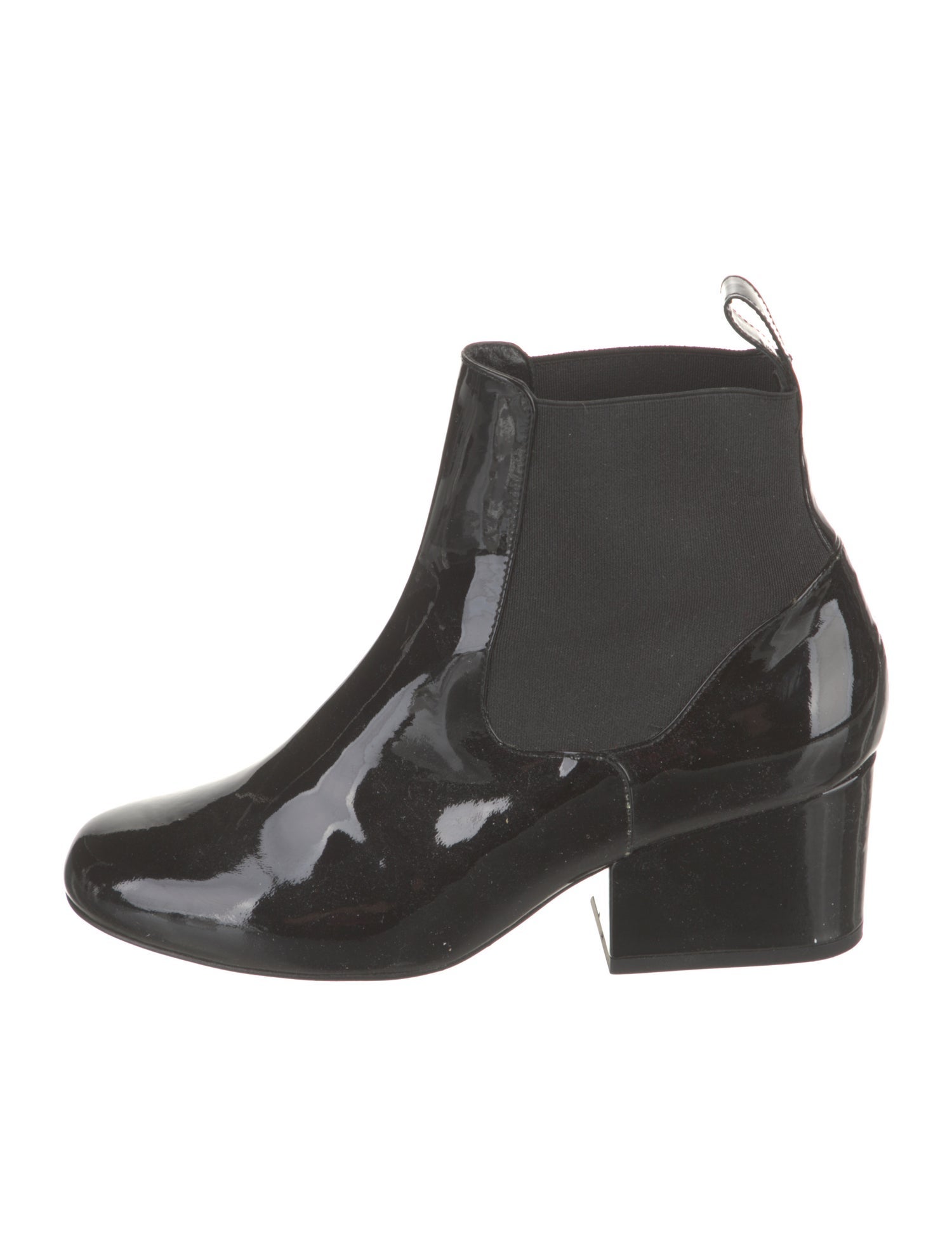 Robert Clergerie Patent Leather Chelsea Boots
