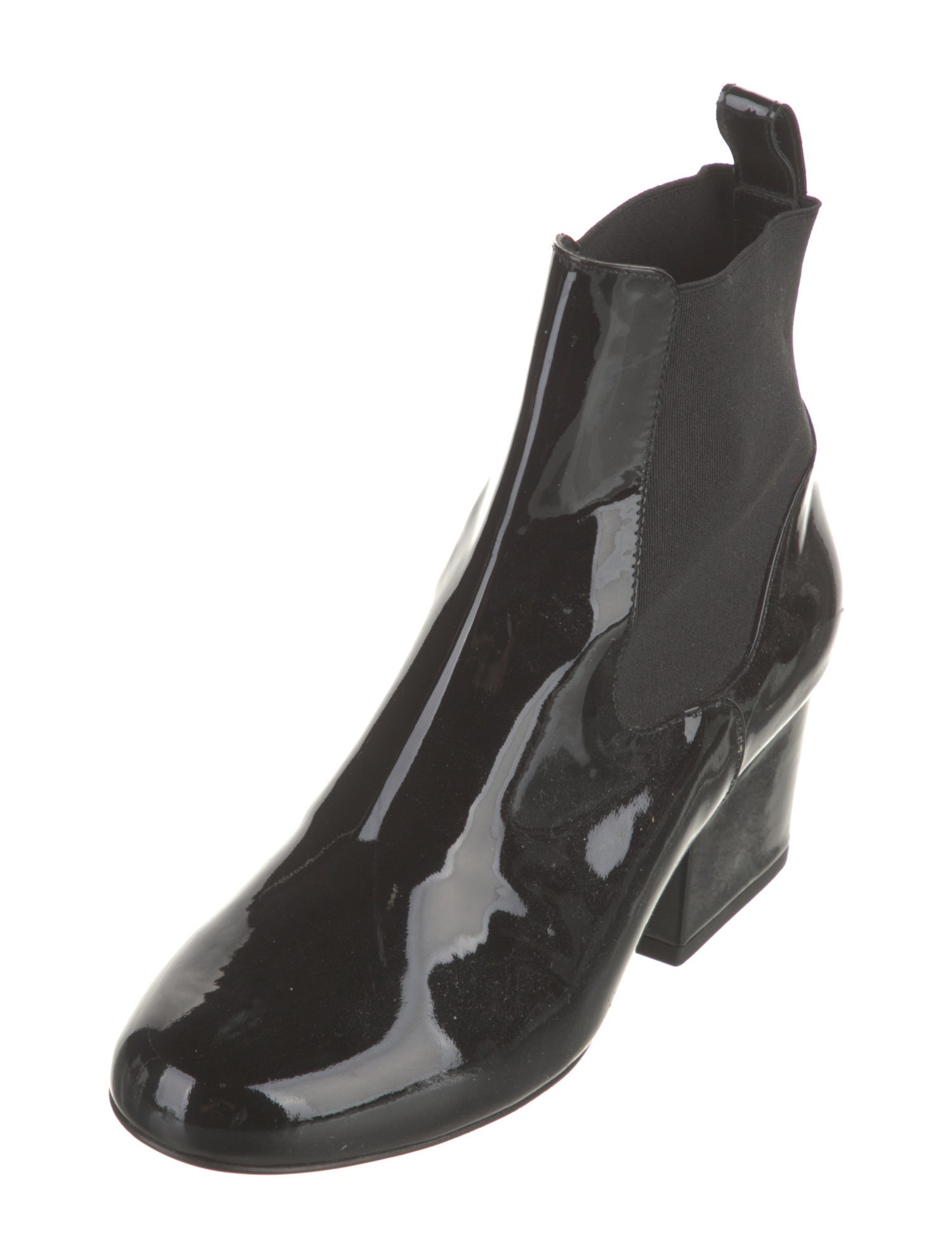 Robert Clergerie Patent Leather Chelsea Boots