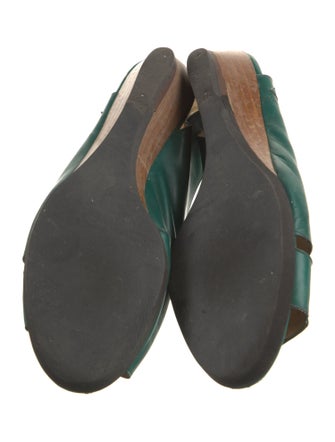 Robert Clergerie Leather Slingback Sandals