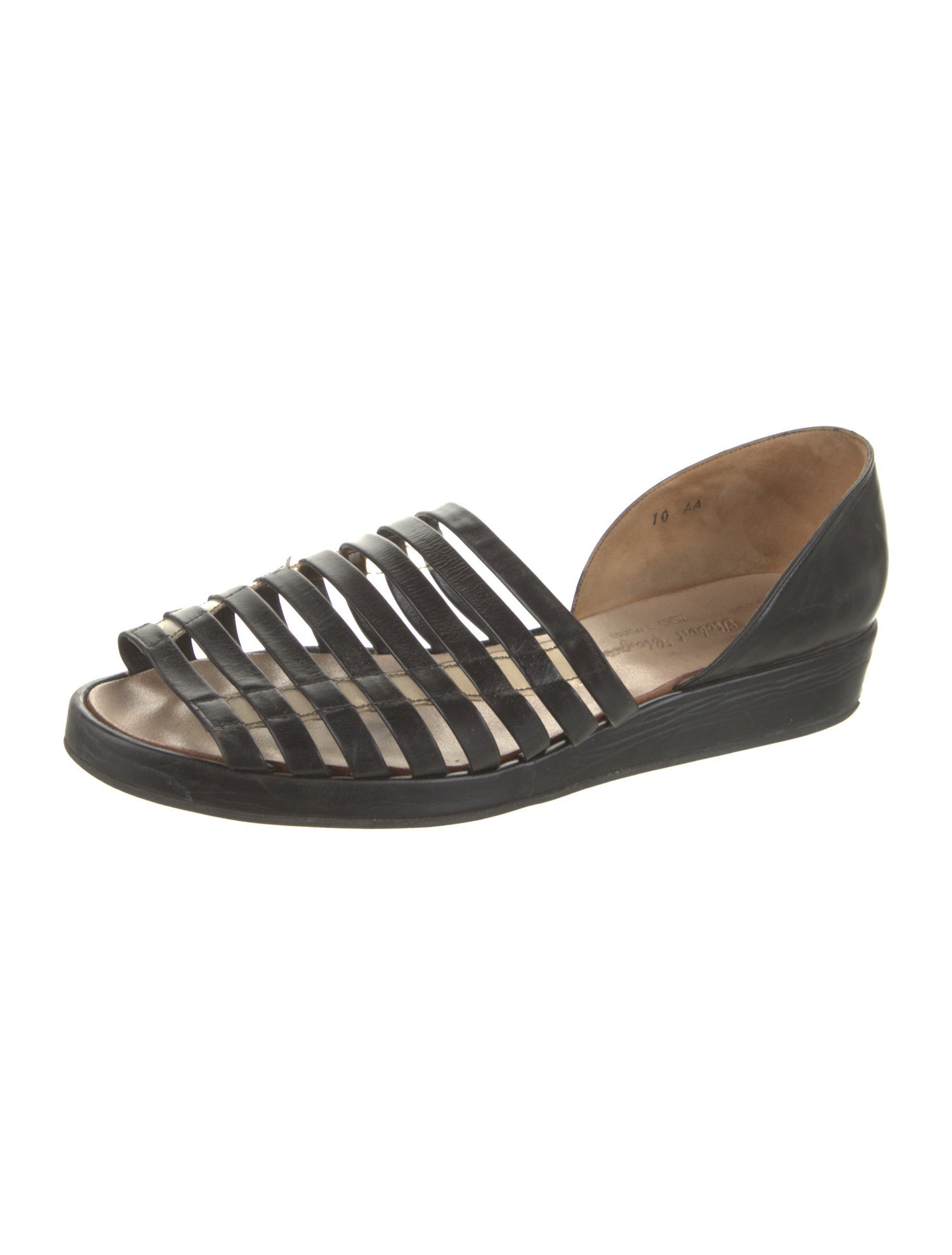 Robert Clergerie Leather D'Orsay Flats