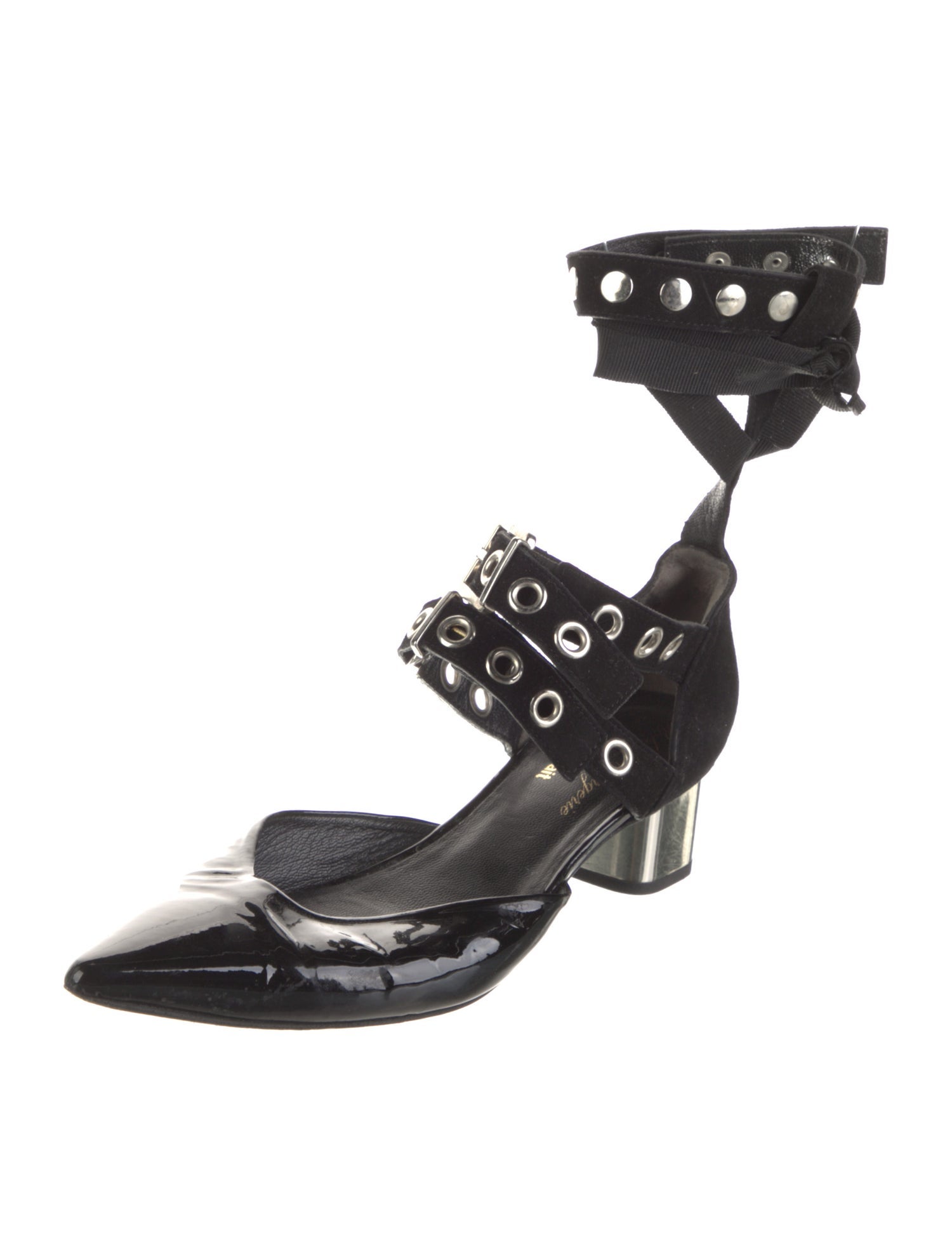 Robert Clergerie Patent Leather D'Orsay Pumps