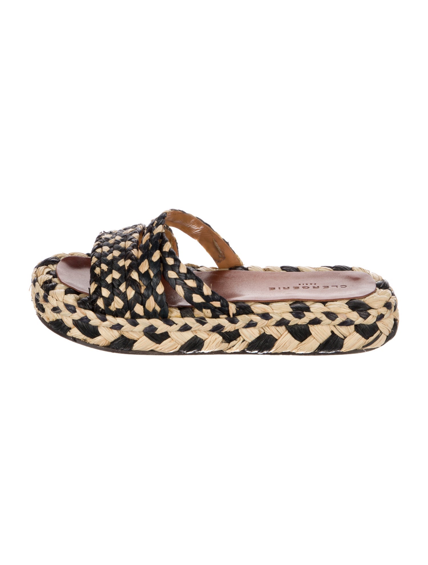 Robert Clergerie Straw Printed Espadrilles