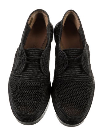 Robert Clergerie Straw Flats