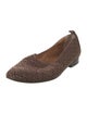 Robert Clergerie Tweed Pattern Ballet Flats