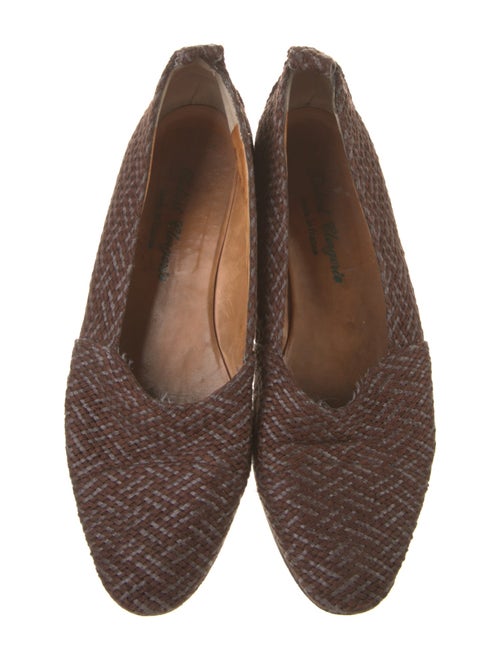 Robert Clergerie Tweed Pattern Ballet Flats
