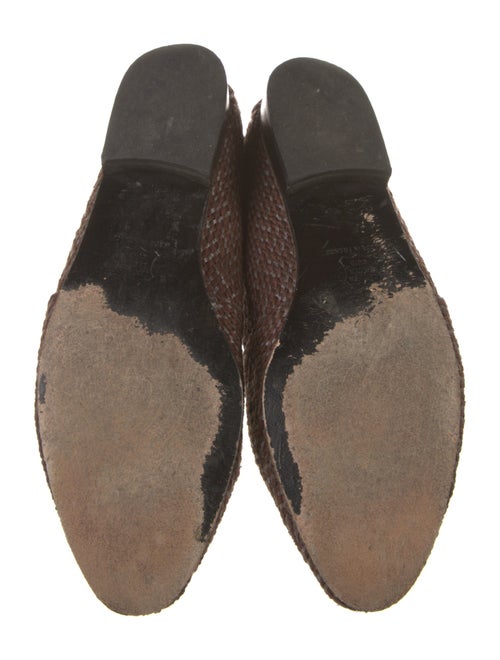 Robert Clergerie Tweed Pattern Ballet Flats