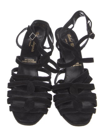Robert Clergerie Suede Slingback Sandals