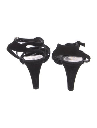 Robert Clergerie Suede Slingback Sandals