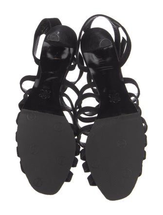 Robert Clergerie Suede Slingback Sandals