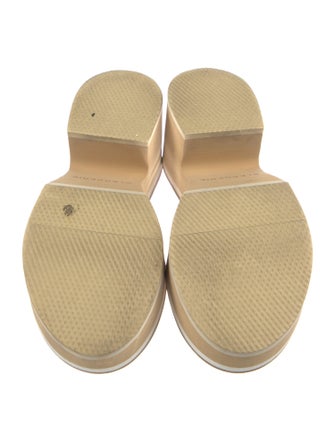 Robert Clergerie Raffia Slides