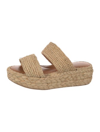 Robert Clergerie Straw Espadrilles