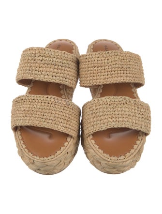 Robert Clergerie Straw Espadrilles