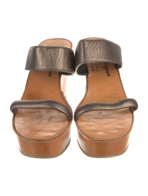 Robert Clergerie Leather Slides