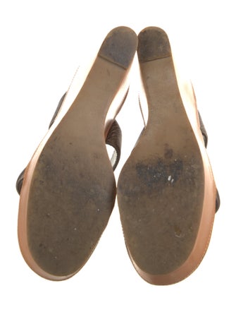 Robert Clergerie Leather Slides