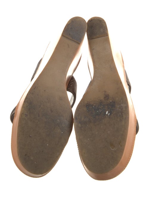 Robert Clergerie Leather Slides