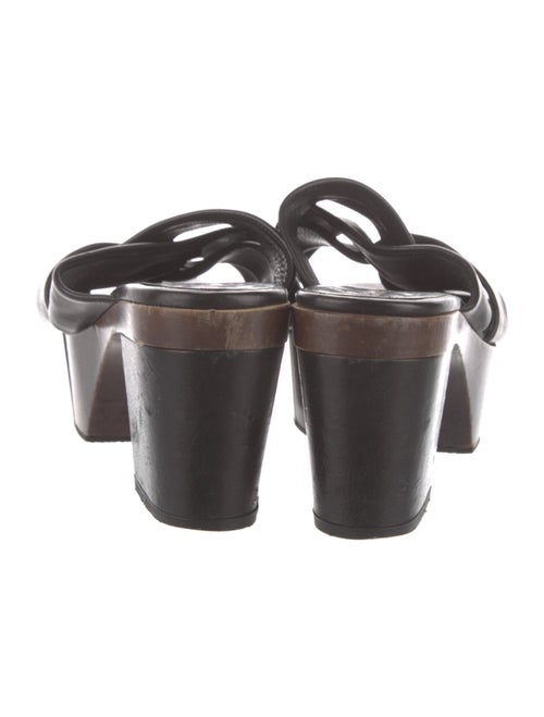 Robert Clergerie Leather Slides