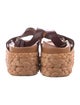 Robert Clergerie Raffia Slingback Sandals