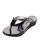 Robert Clergerie Patent Leather Slides